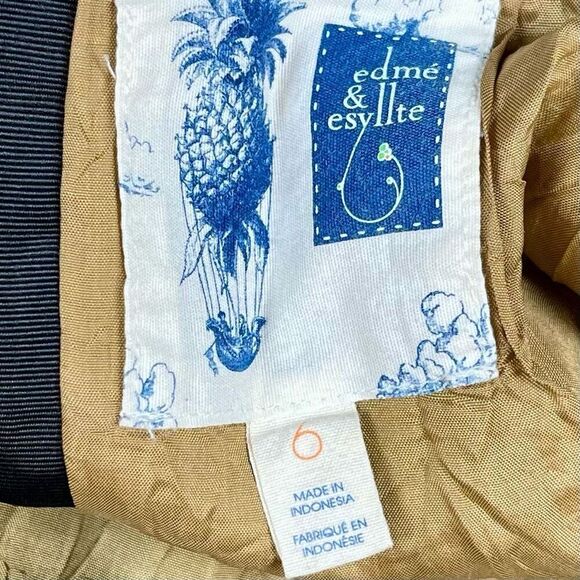 Edme & Esyllte Anthropologie Floral Botanical Print Mini Lined Zipper Back Skirt - Picture 7 of 9